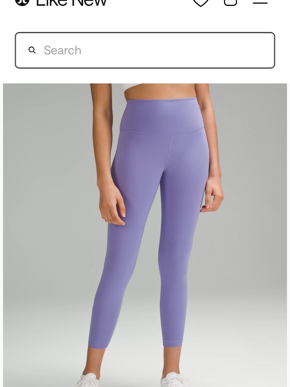 lululemon athletica Wunder Train High-Rise Dark Lavender Leggings Size 0 crop 23